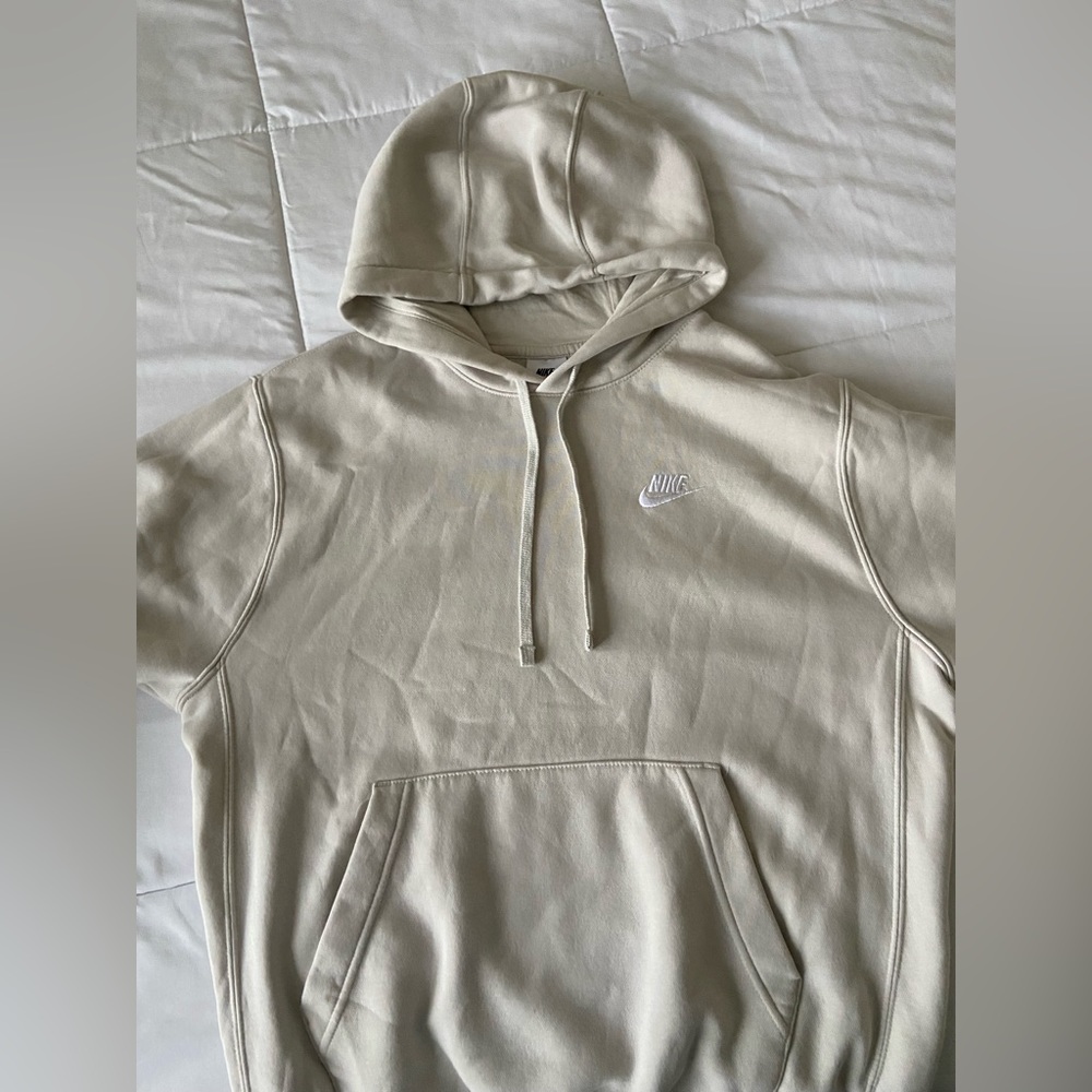 Beige Nike Hoodie